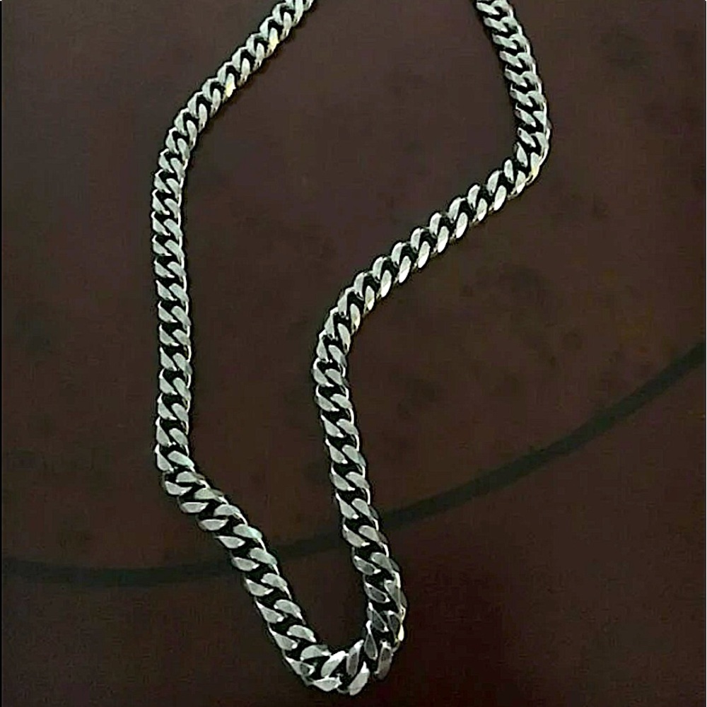 STAINLESS STEEL CHAIN LINK NECKLACE - Picture 6 of 9